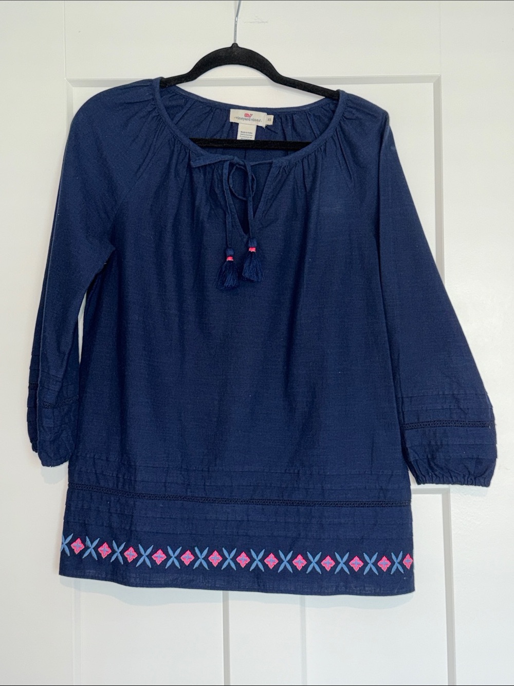 Vineyard Vines Navy Blouse